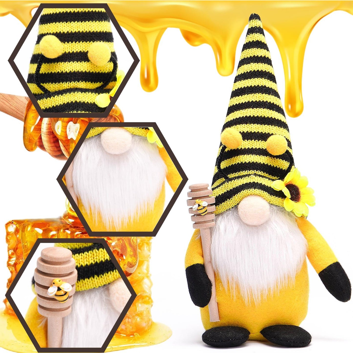 Bee Festival Gnomes Decoration