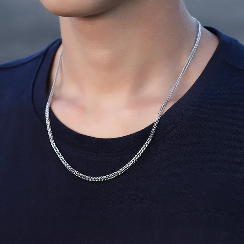 Sterling Silver Light Chain Necklace