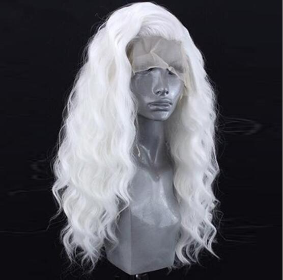 European chemical fiber front lace wig