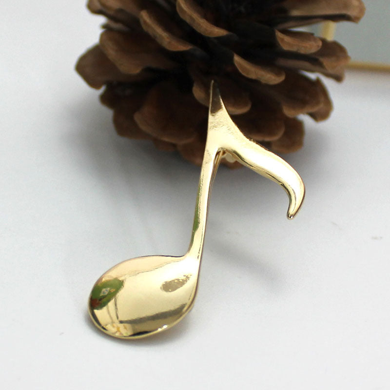 Musical Note Brooch