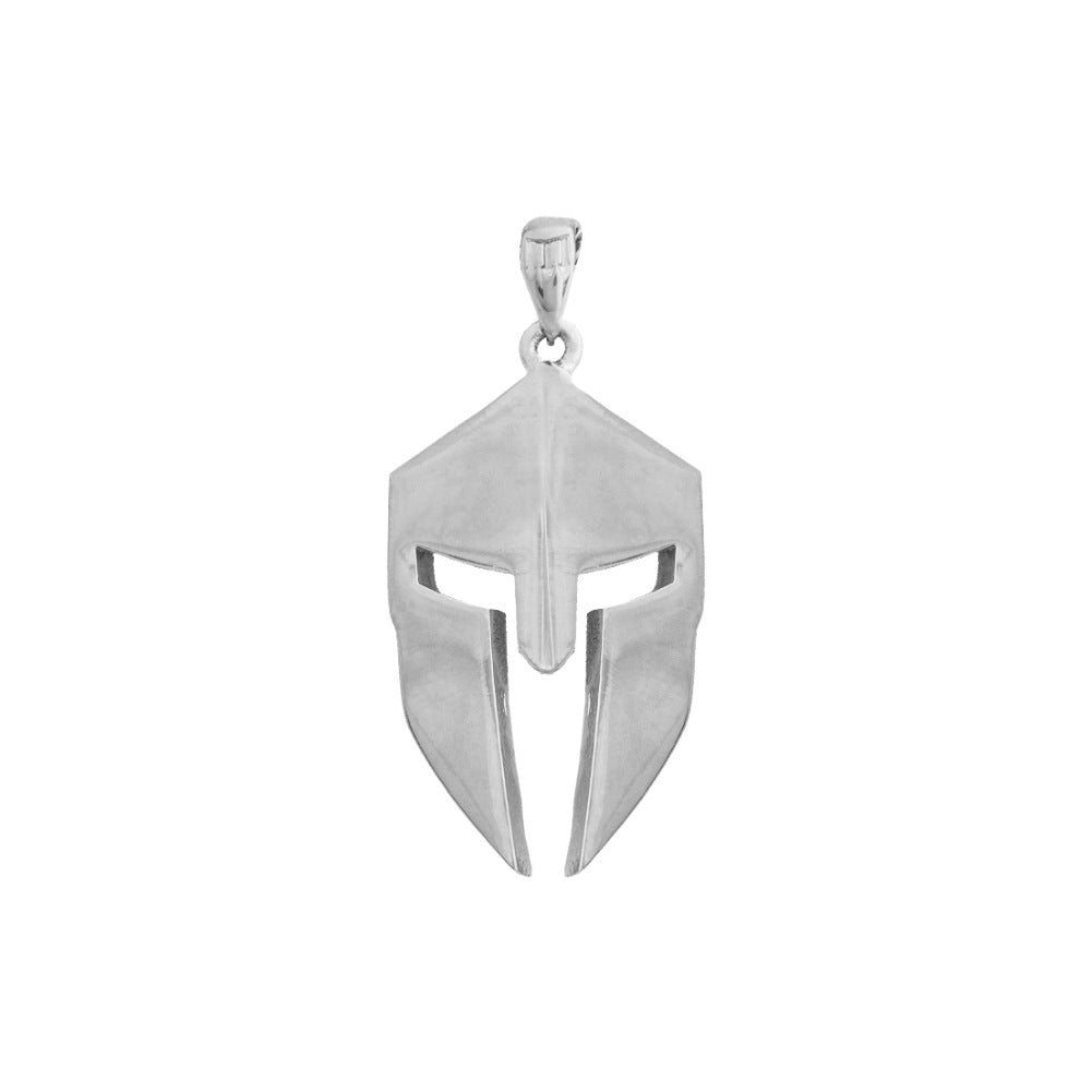 Titanium Steel Spartan Pendant Necklace