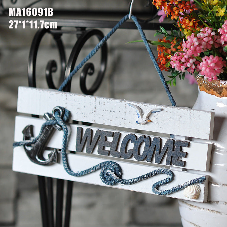 Nautical   Wooden Welcome Sign