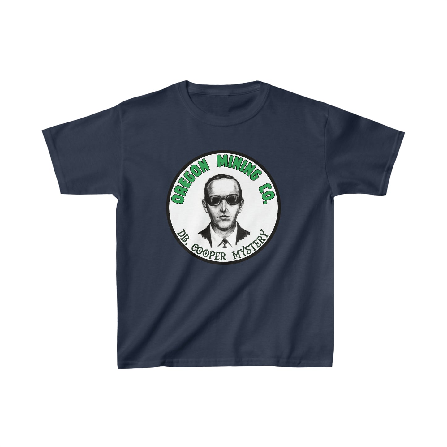 DB Cooper Mystery. Kids Heavy Cotton™ T-Shirt