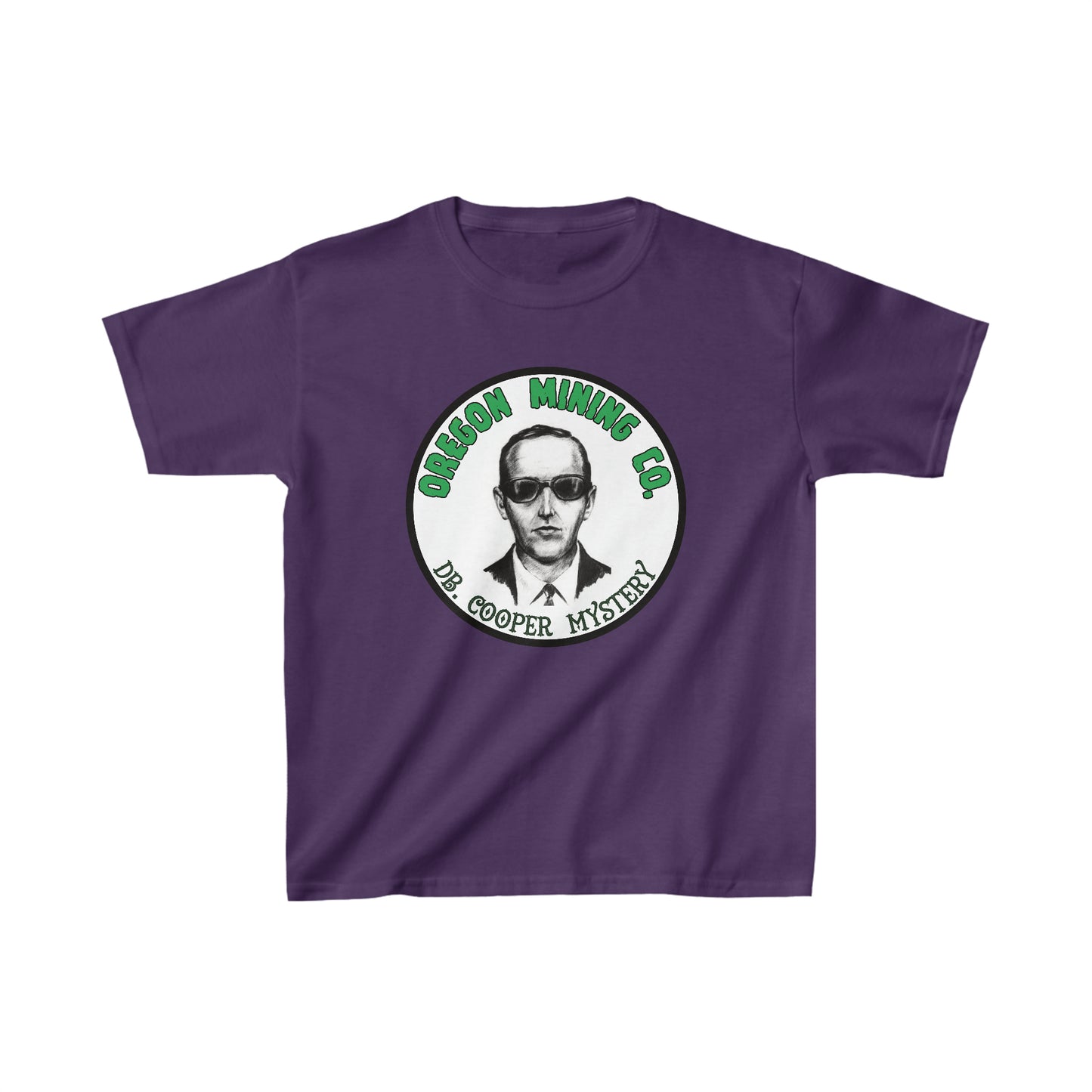 DB Cooper Mystery. Kids Heavy Cotton™ T-Shirt