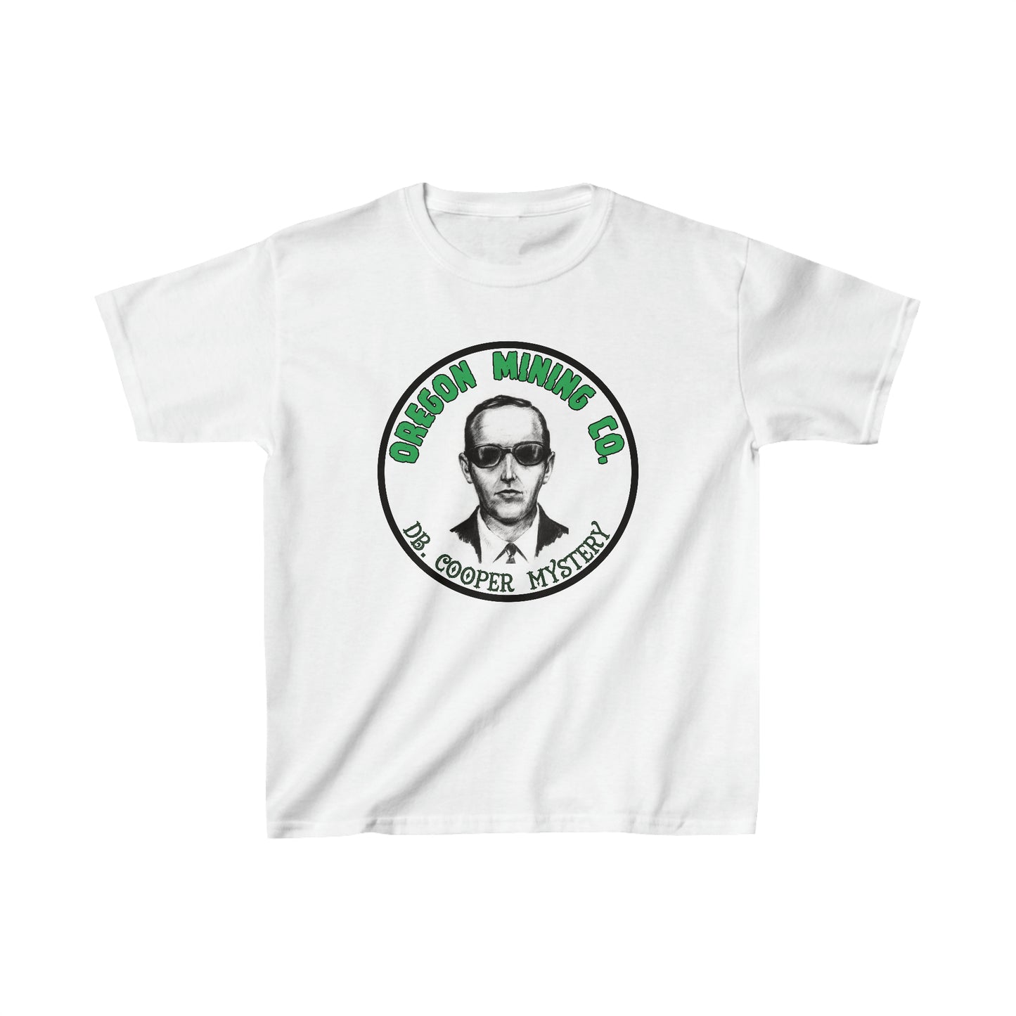 DB Cooper Mystery. Kids Heavy Cotton™ T-Shirt