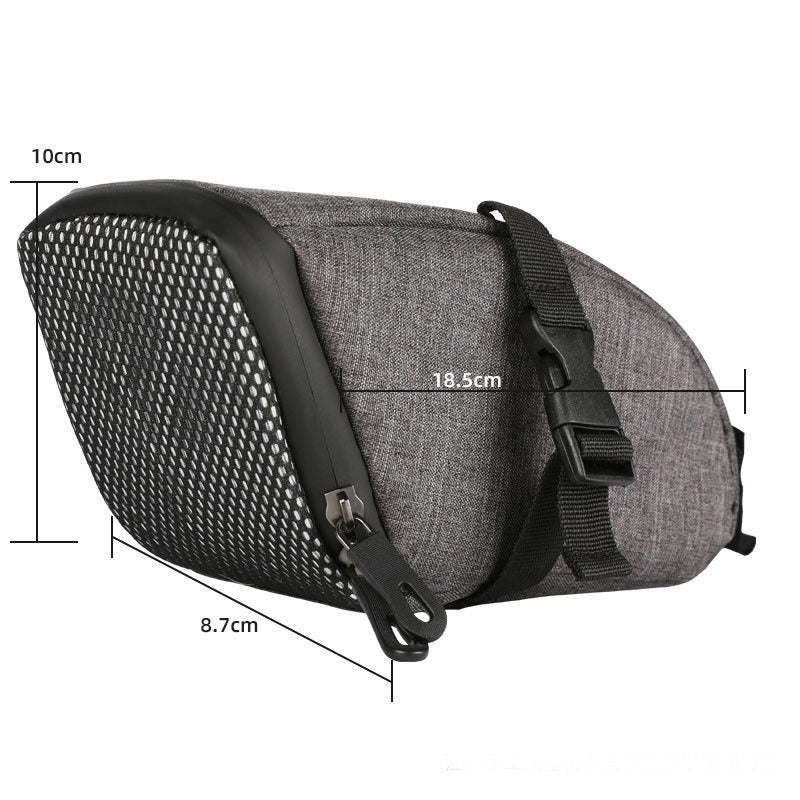 Bicycle Saddle Bag with warning Light