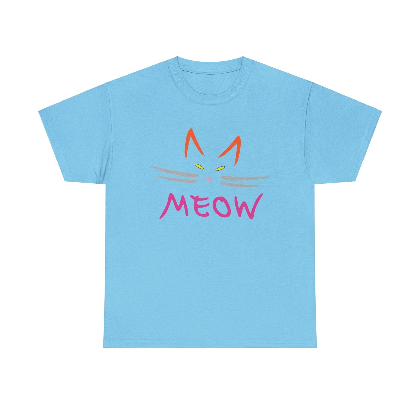 Meow. Heavy Cotton T-Shirt