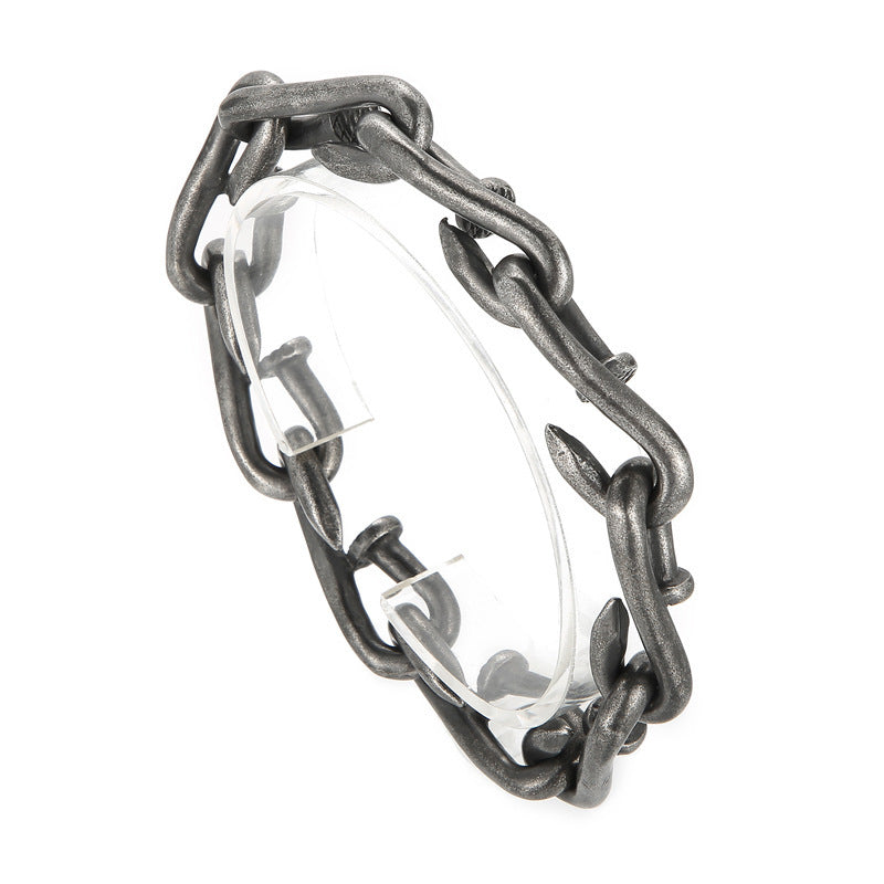 Nails Titanium Steel Bracelet