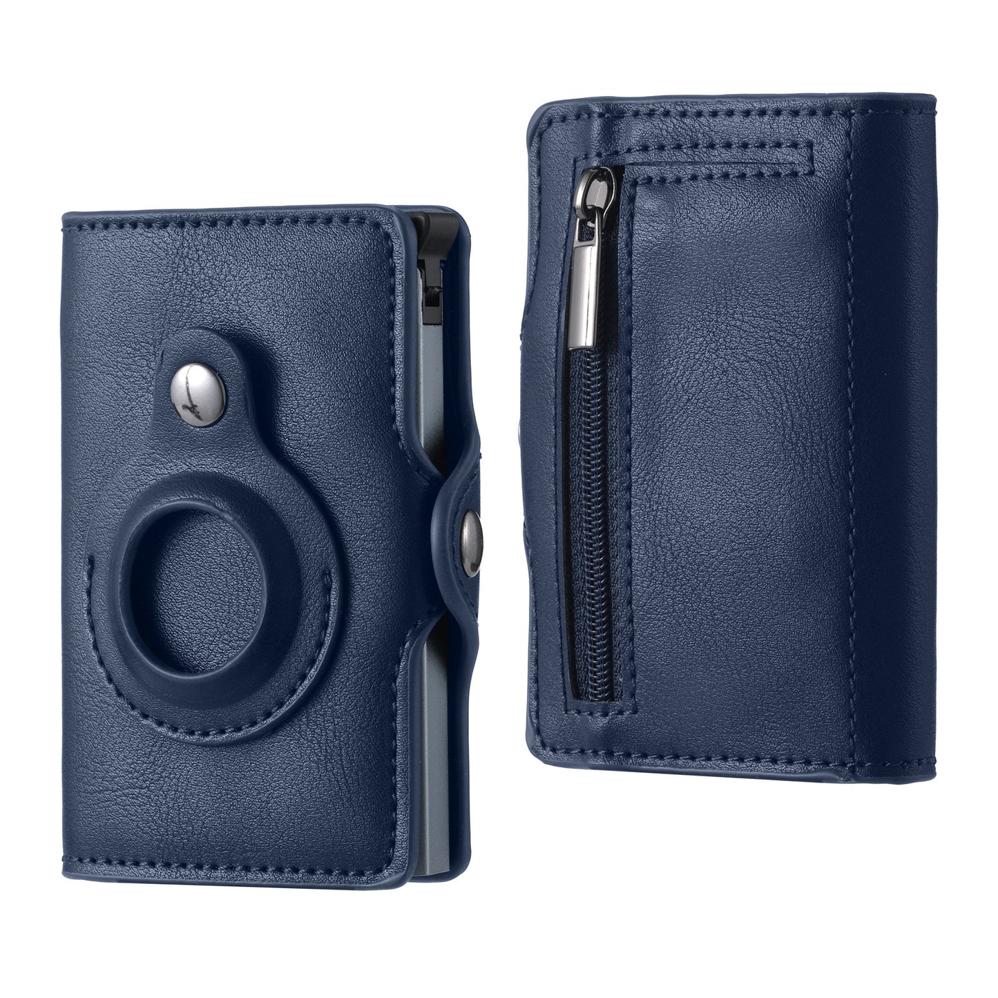 Men's Tracker Card Clamp Metal Card Holder Wallet