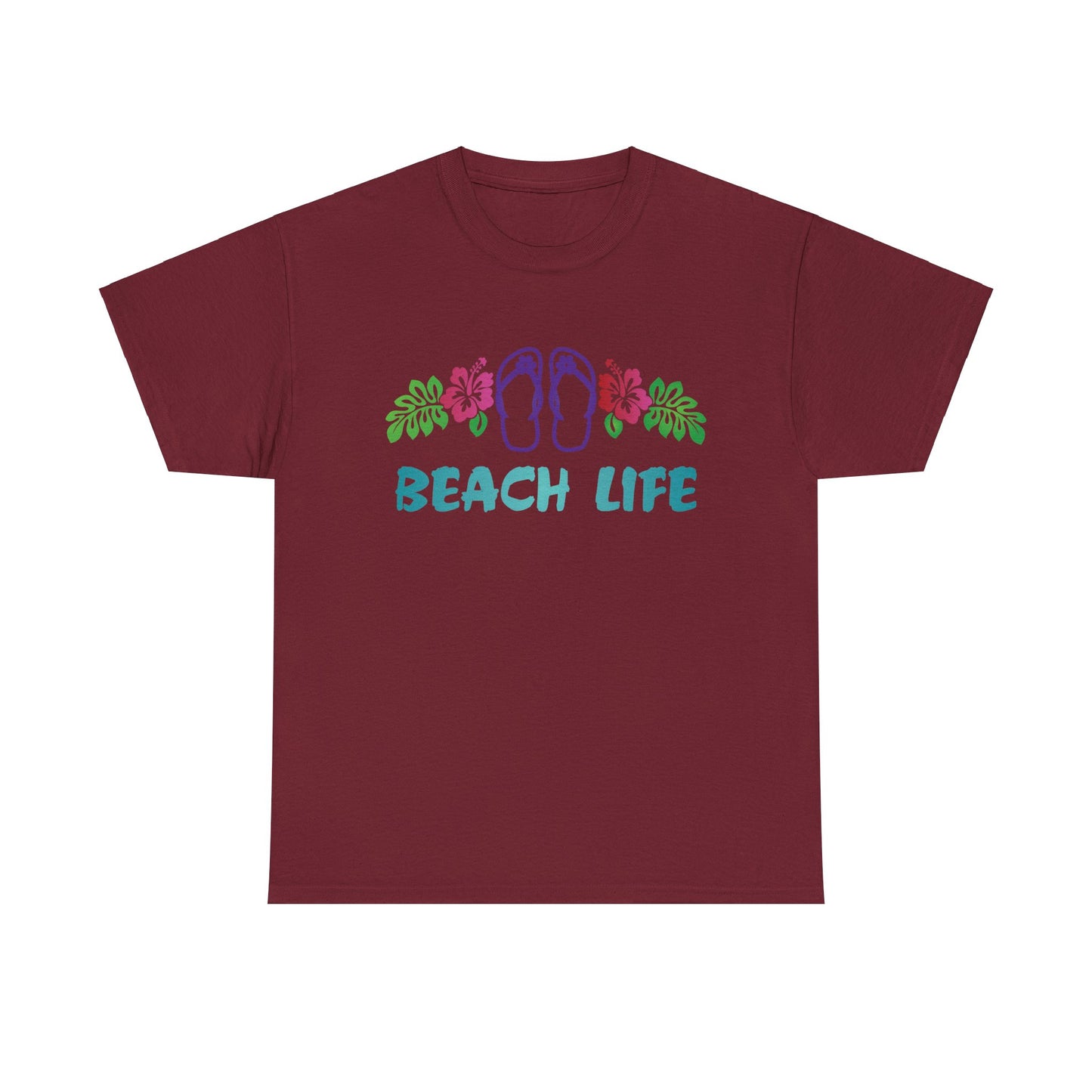 Beach Life, Heavy Cotton T-Shirt