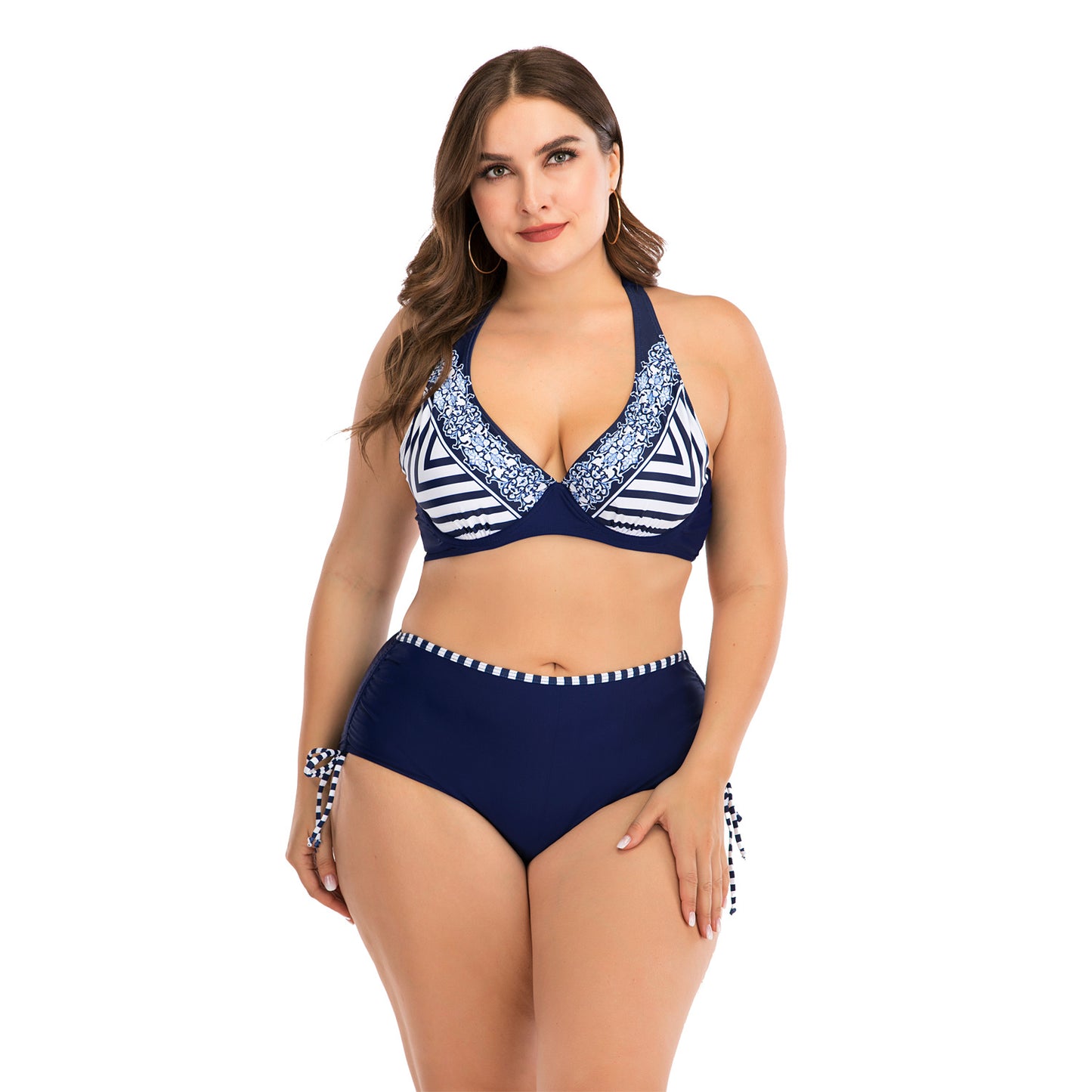 Plus size underwire bikini