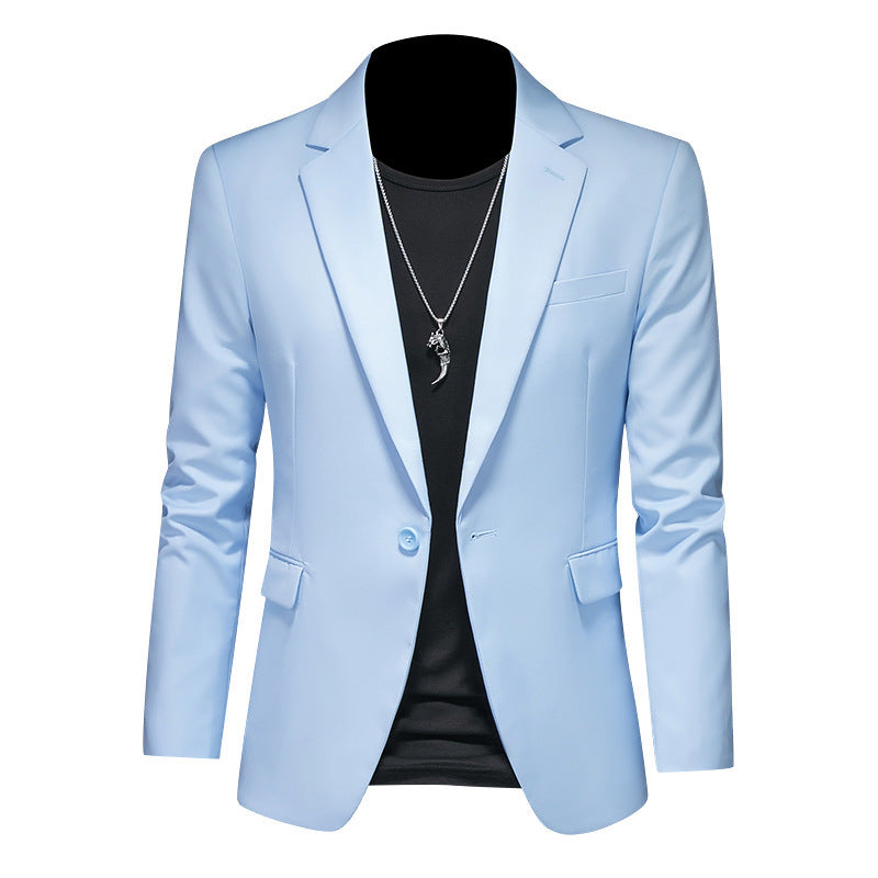 Casual Plus Size Slim-fit Suit Jacket