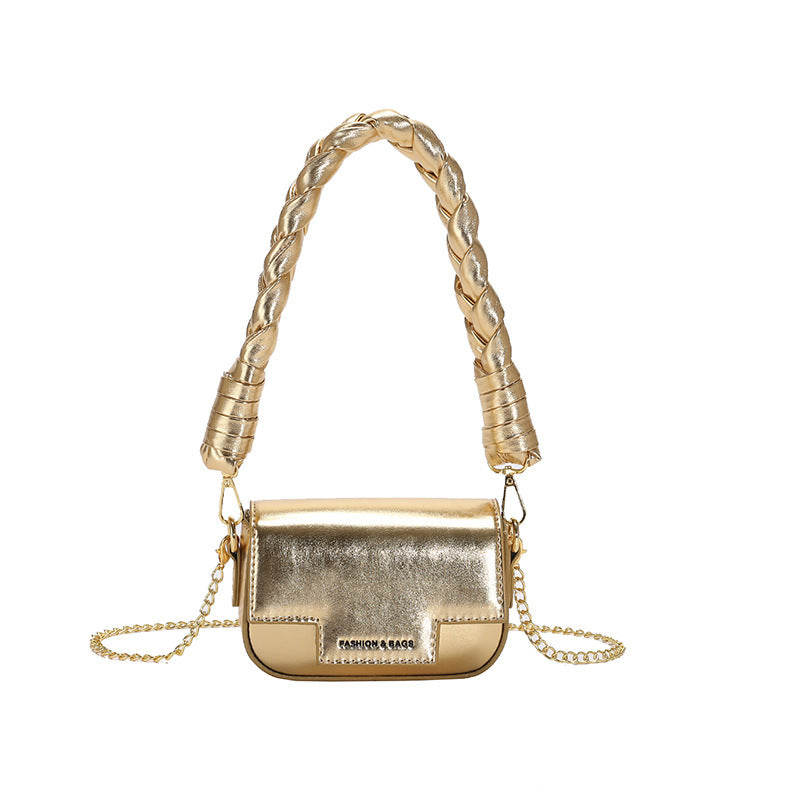 Versatile High-grade Chain Cross Body Small Square Bag