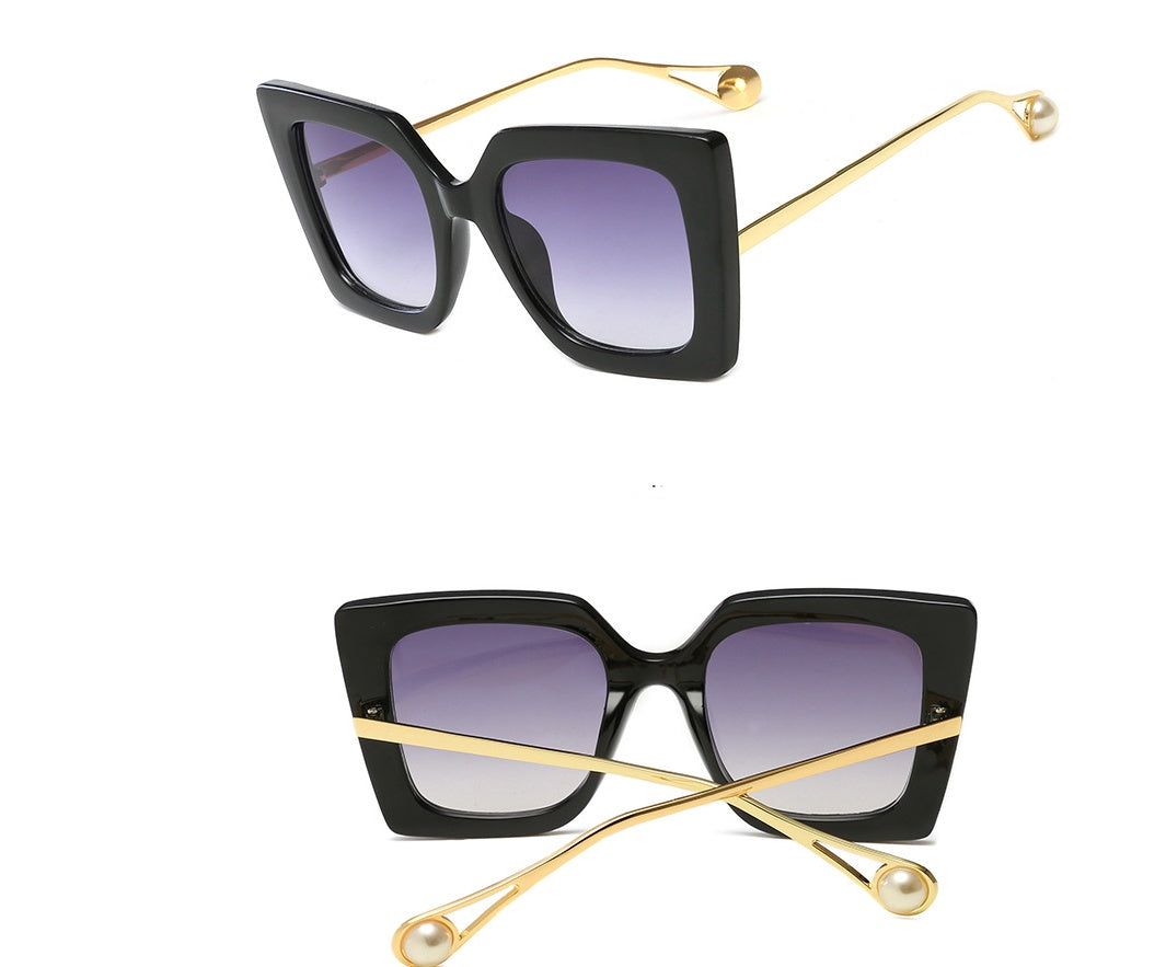 Square pearl sunglasses