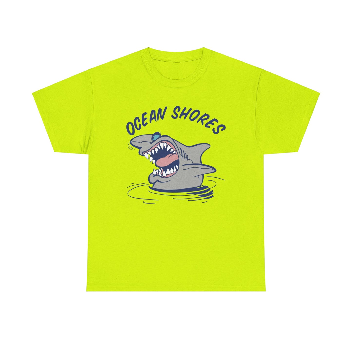 Ocean Shores Shark, Heavy Cotton T-Shirt