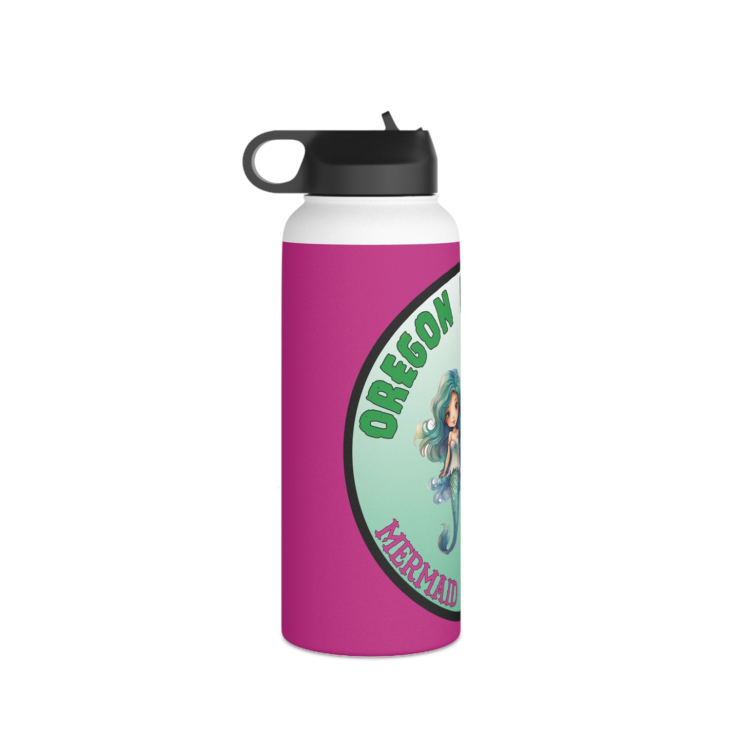 Oregon Mining Co. Mermaid Pearl's Dig. Stainless Steel Water Bottle