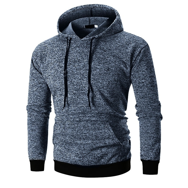 Men's Large Pocket Pullover Hooded  Sweatshirt