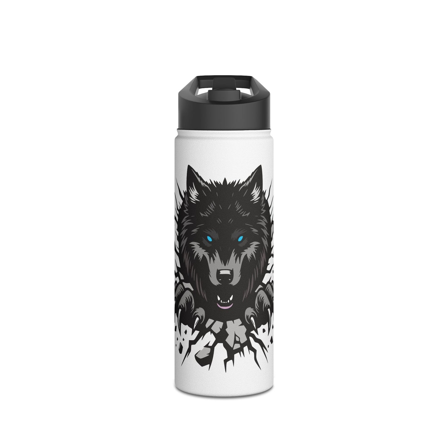 Breaking Out Wolf. Stainless Steel Water Bottle