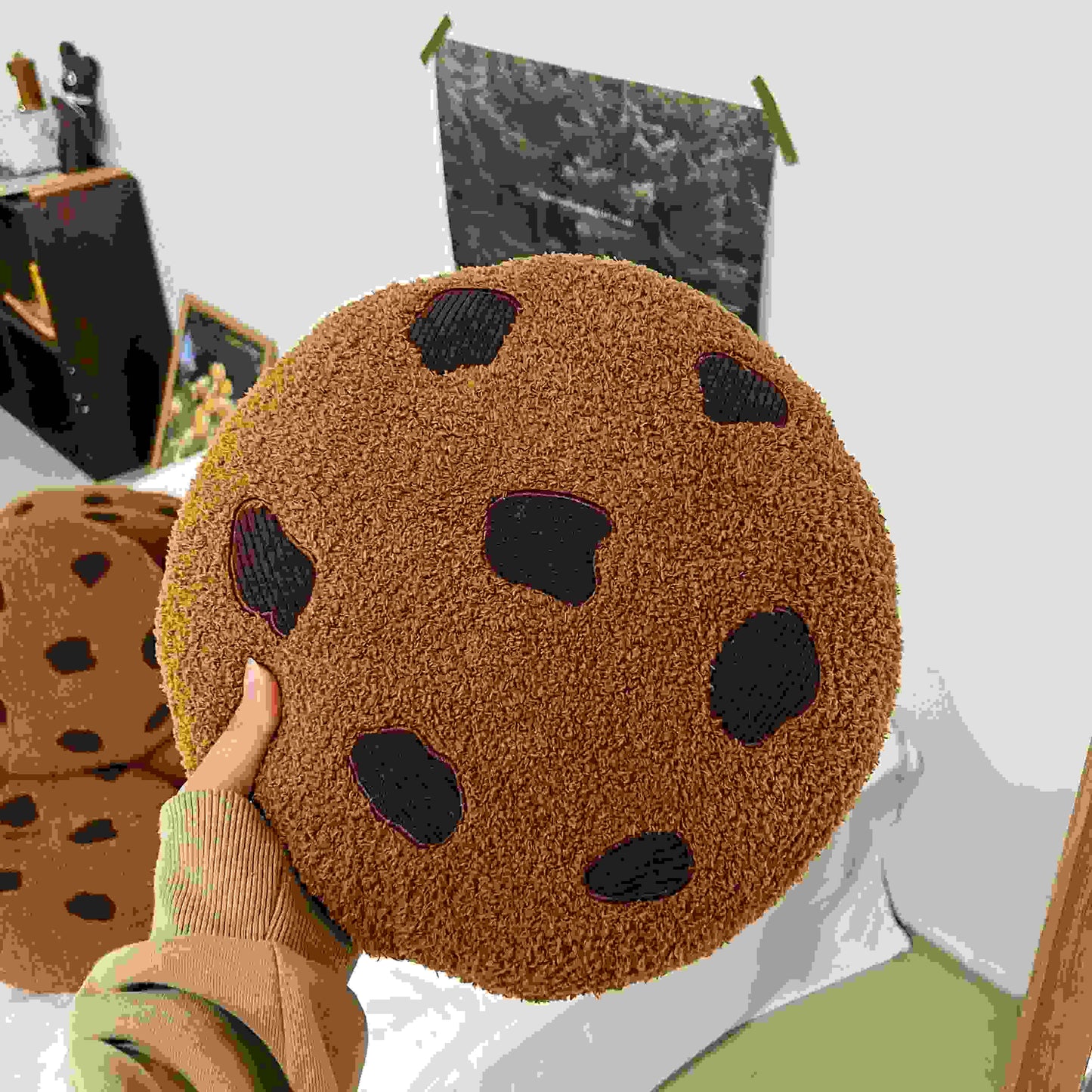 Giant Cookie Plush Throw Pillow