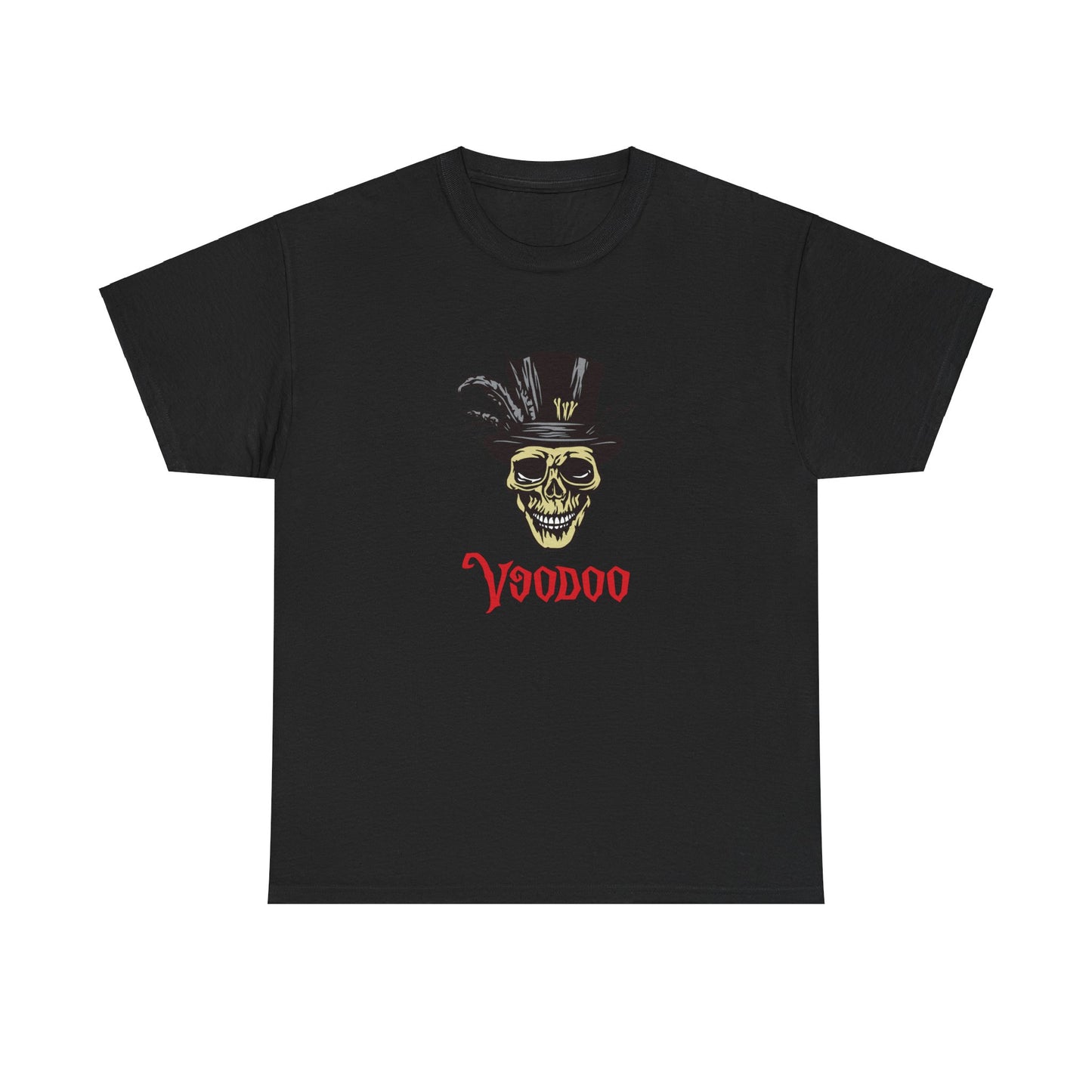 VooDoo Skull, Heavy Cotton T-Shirt