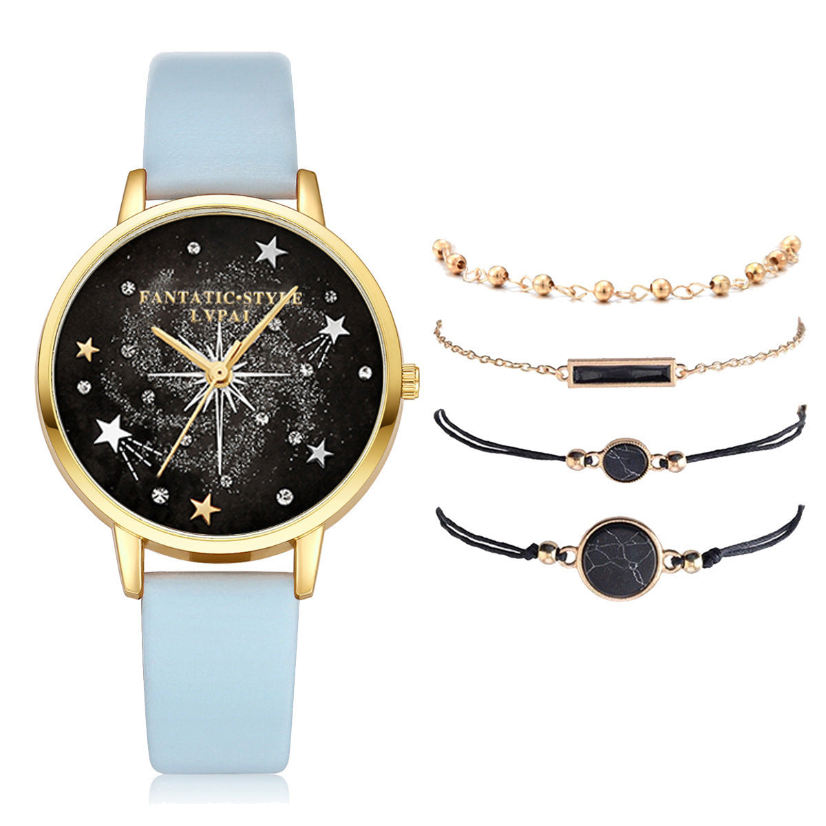 Starry Sky Watch Bracelet Combination Set