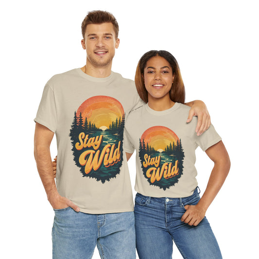 Stay Wild. Heavy Cotton T-Shirt