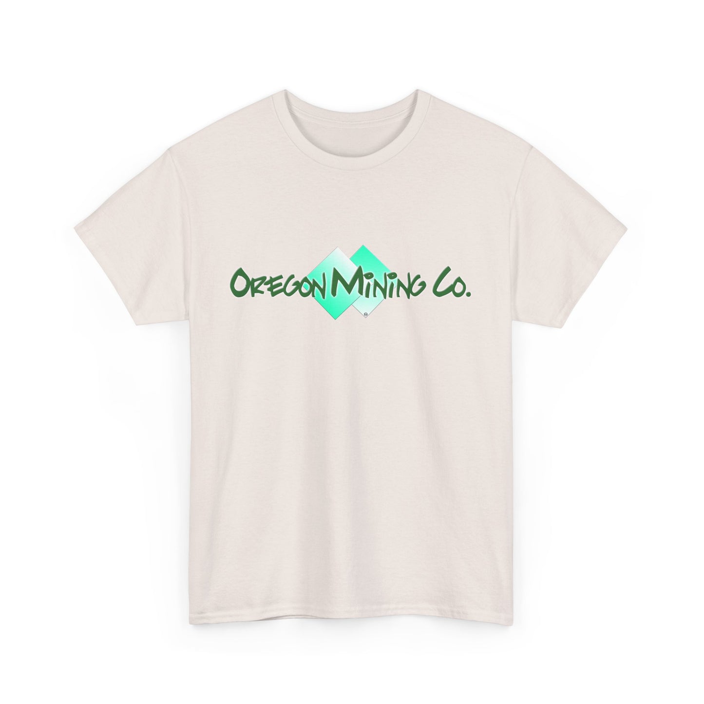 Oregon Mining Co. Logo. Heavy Cotton T-Shirt