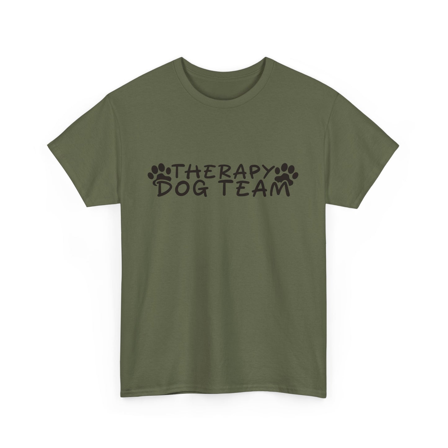 Therapy Dog Team. Heavy Cotton T-Shirt