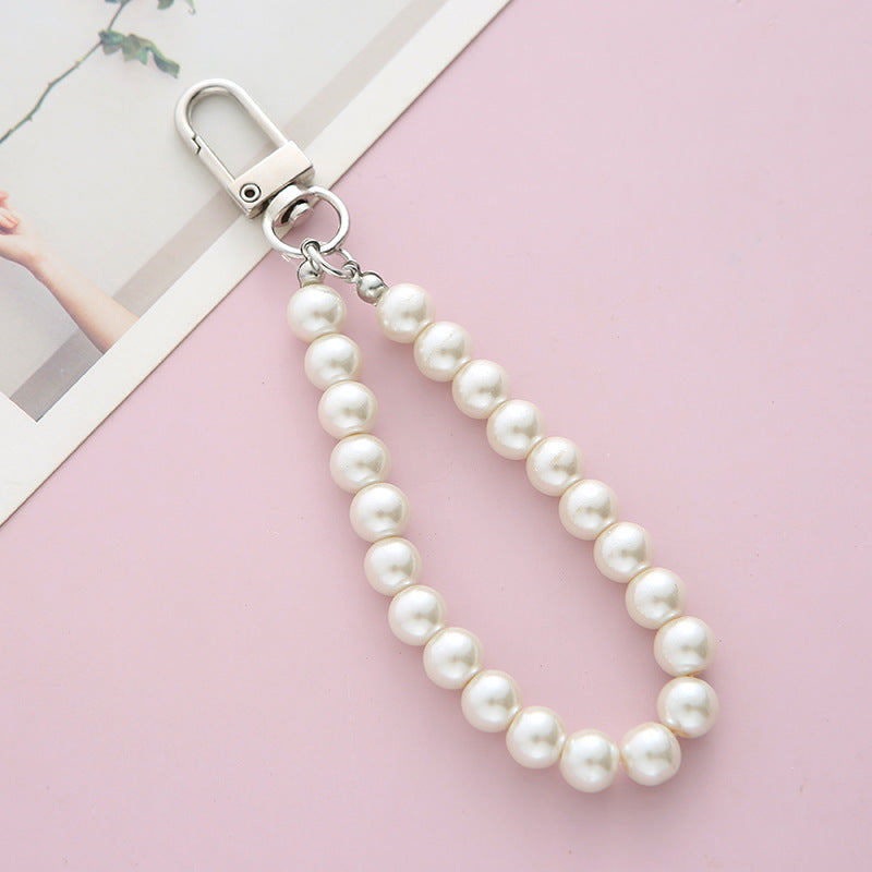 Retro Pearl Keychain