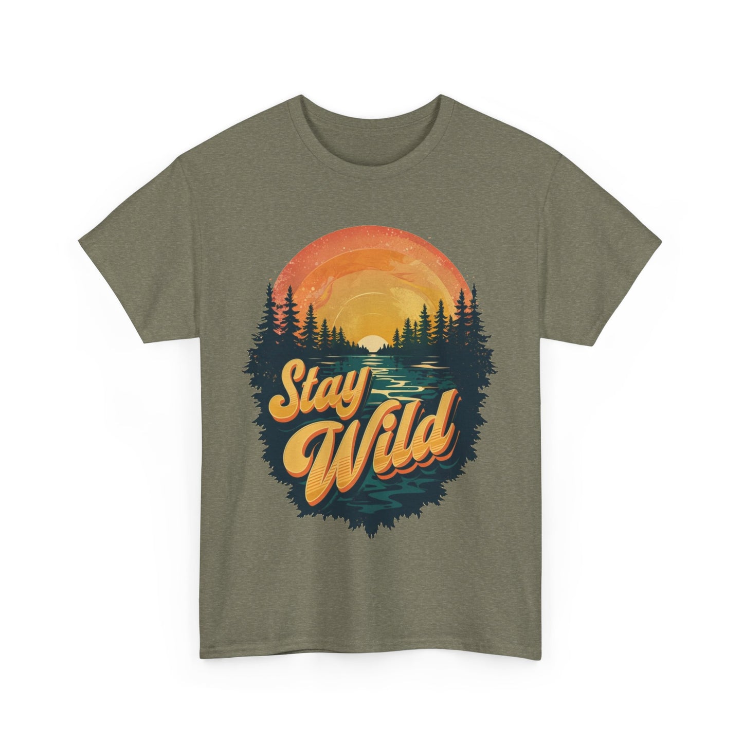 Stay Wild. Heavy Cotton T-Shirt