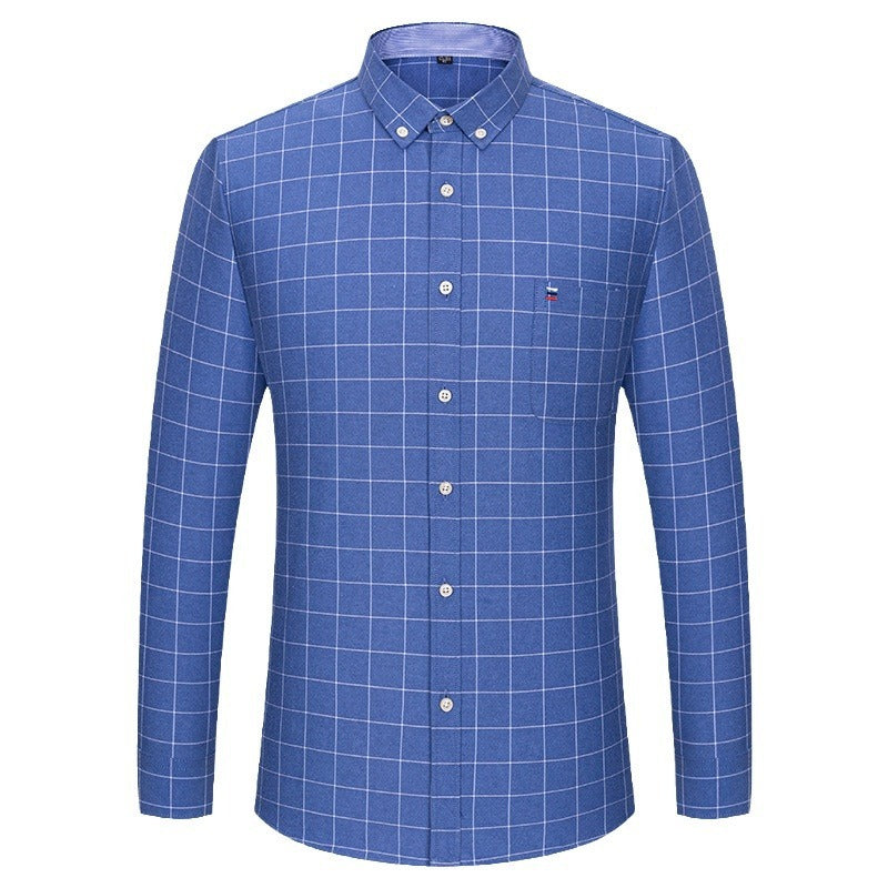 Men's Cotton Oxford Anti-wrinkle Casual Shirt