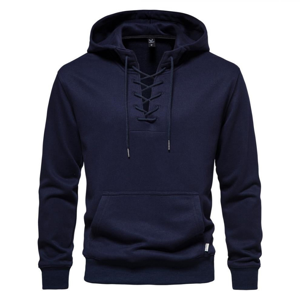 Men's Loose Fashion Lace Hoodie