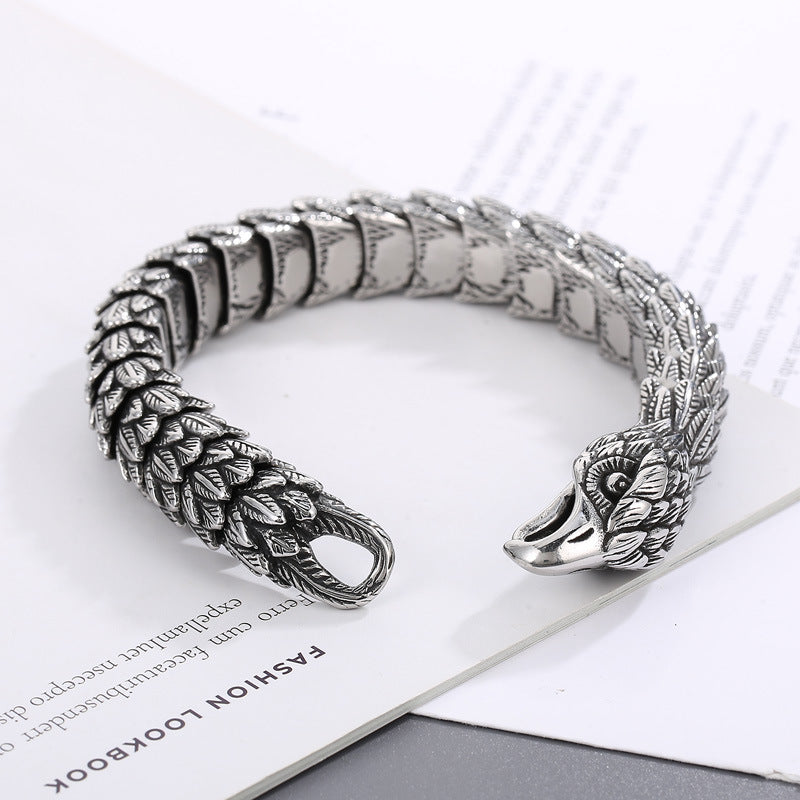 Awesome Eagle Titanium Steel Bracelet