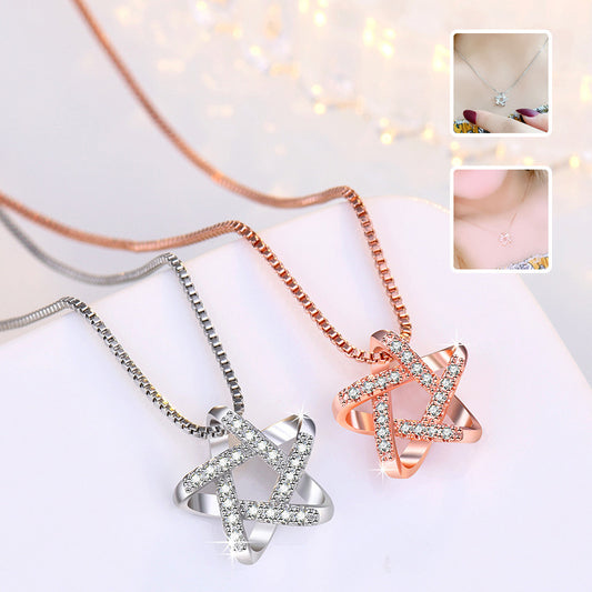 Star Rhinestone Necklace