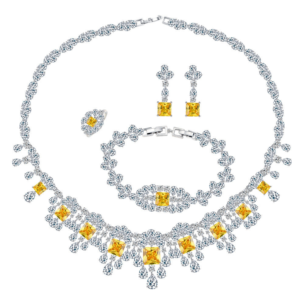 Zircon Necklace Set