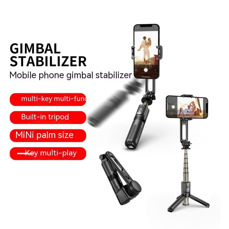 Mobile Phone Stabilizer Hand-held Tripod Head Selfie Stick