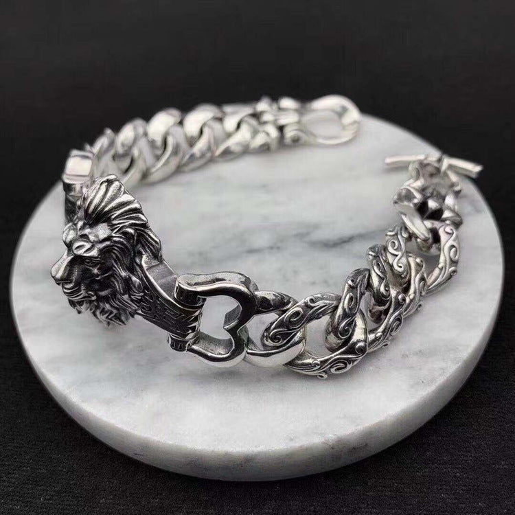 Lion Thai Silver Bracelet