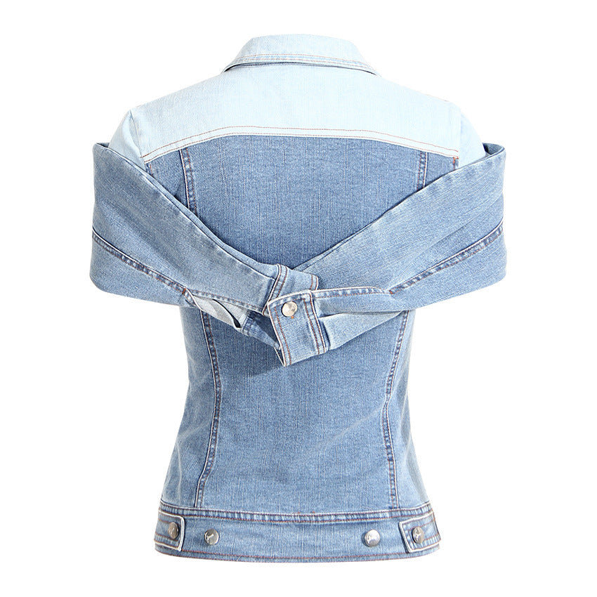 Sweet Cool Bandage Denim Shirt