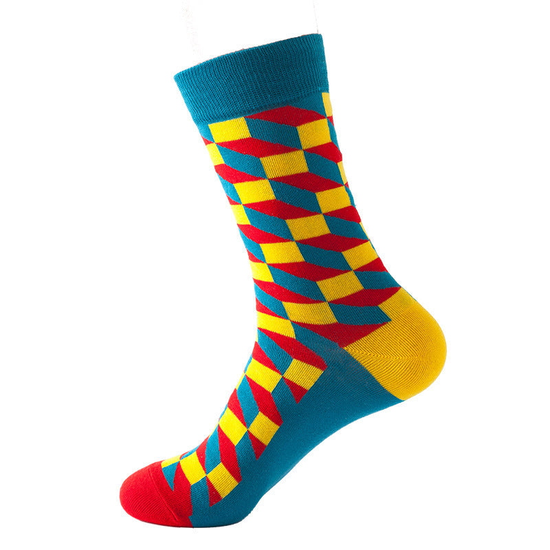 Mid Calf Fashion Trendy Socks