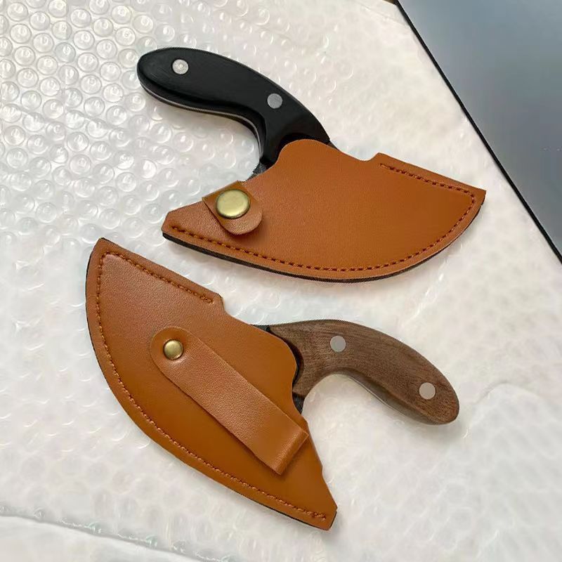 Multi-Functional Handle Small Camp Kitchen Curved Knife