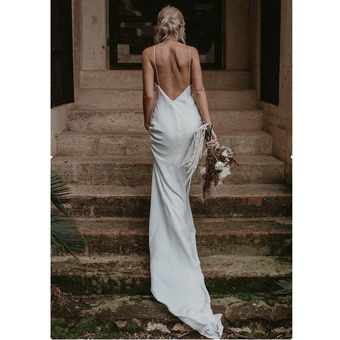 White Evening Gown