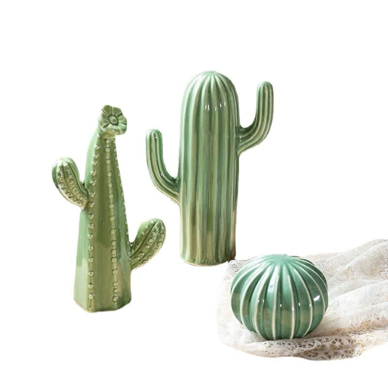 Ceramic Cactus Decoration