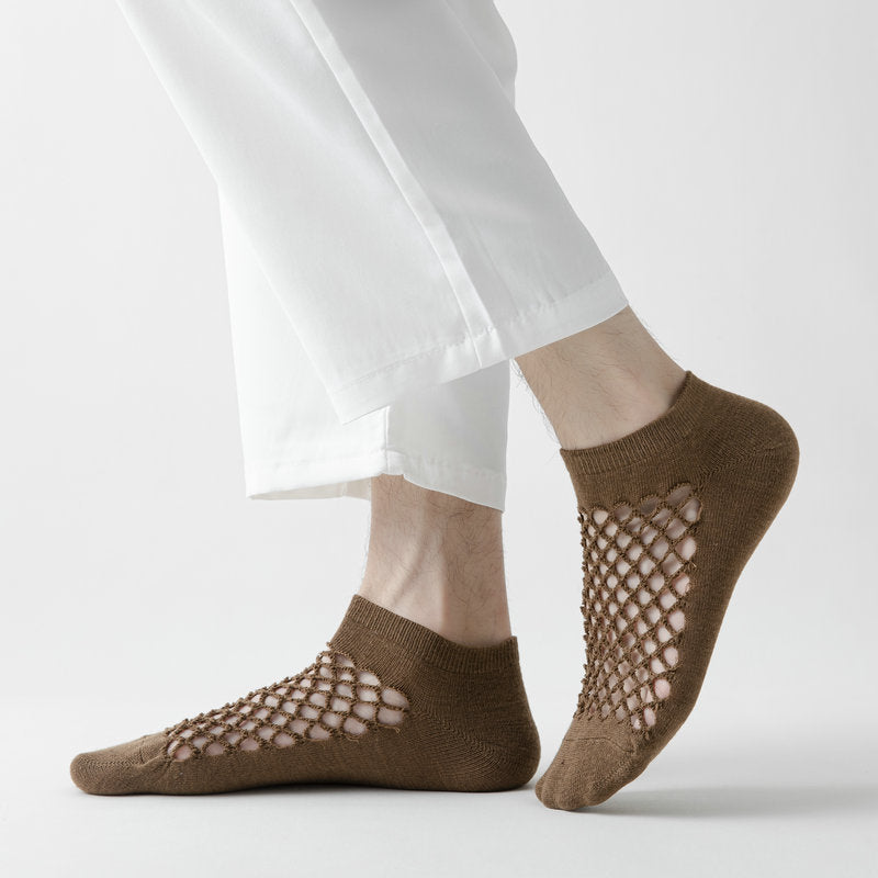 Mesh Sweat-absorbing Cotton Socks