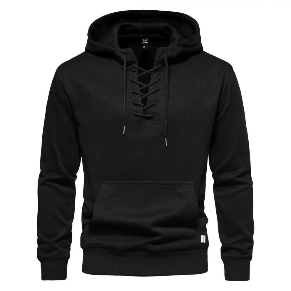 Men's Loose Fashion Lace Hoodie