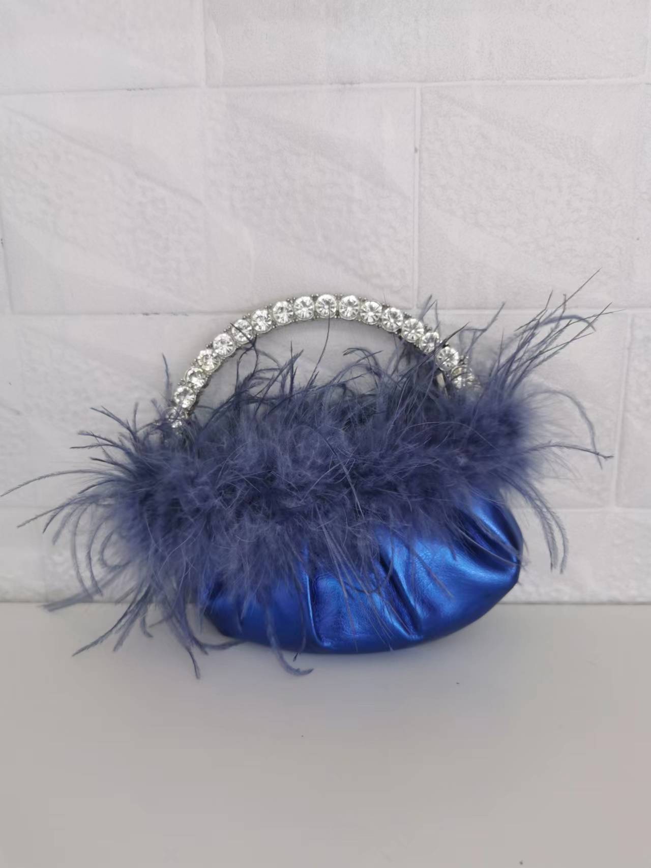 Diamond-encrusted Dinner Cloud Bag