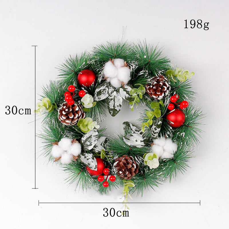 Christmas Simulation Pinecone Wreath