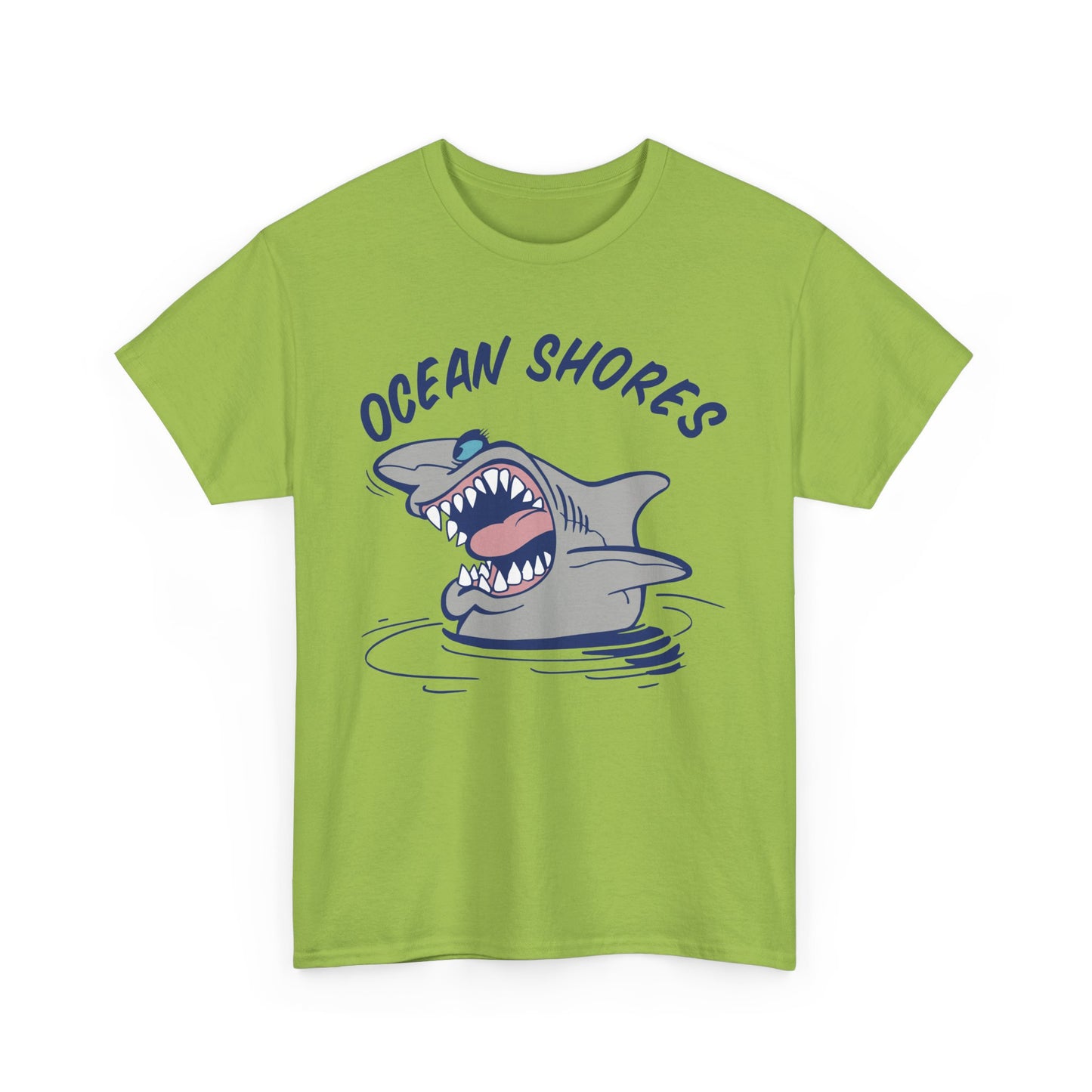 Ocean Shores Shark, Heavy Cotton T-Shirt