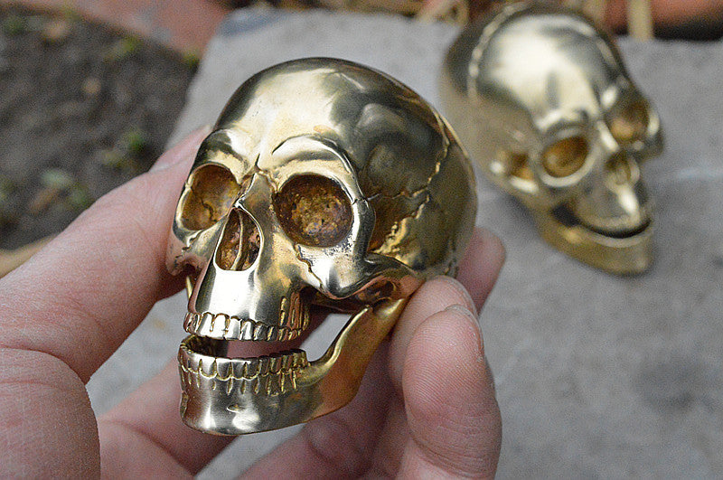 Decorative Brass Skull