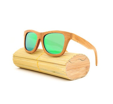 Multicolor Bamboo Sunglasses