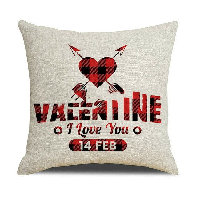 Valentines Day pillowcase cushion cover